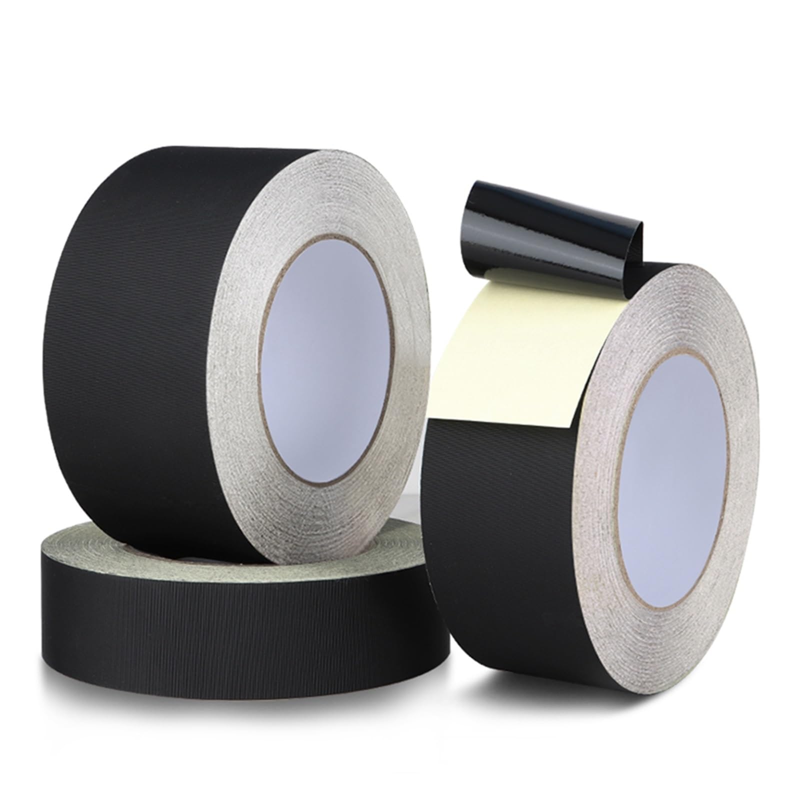 DAVBIR Cinta de Acetato Aislamiento eléctrico Negro Resistente a Altas temperaturas LCD Auriculares Datos Automóvil Arnés de cableado Adhesivo de fijación Perfection (Size : 30M, Color : 55mm)