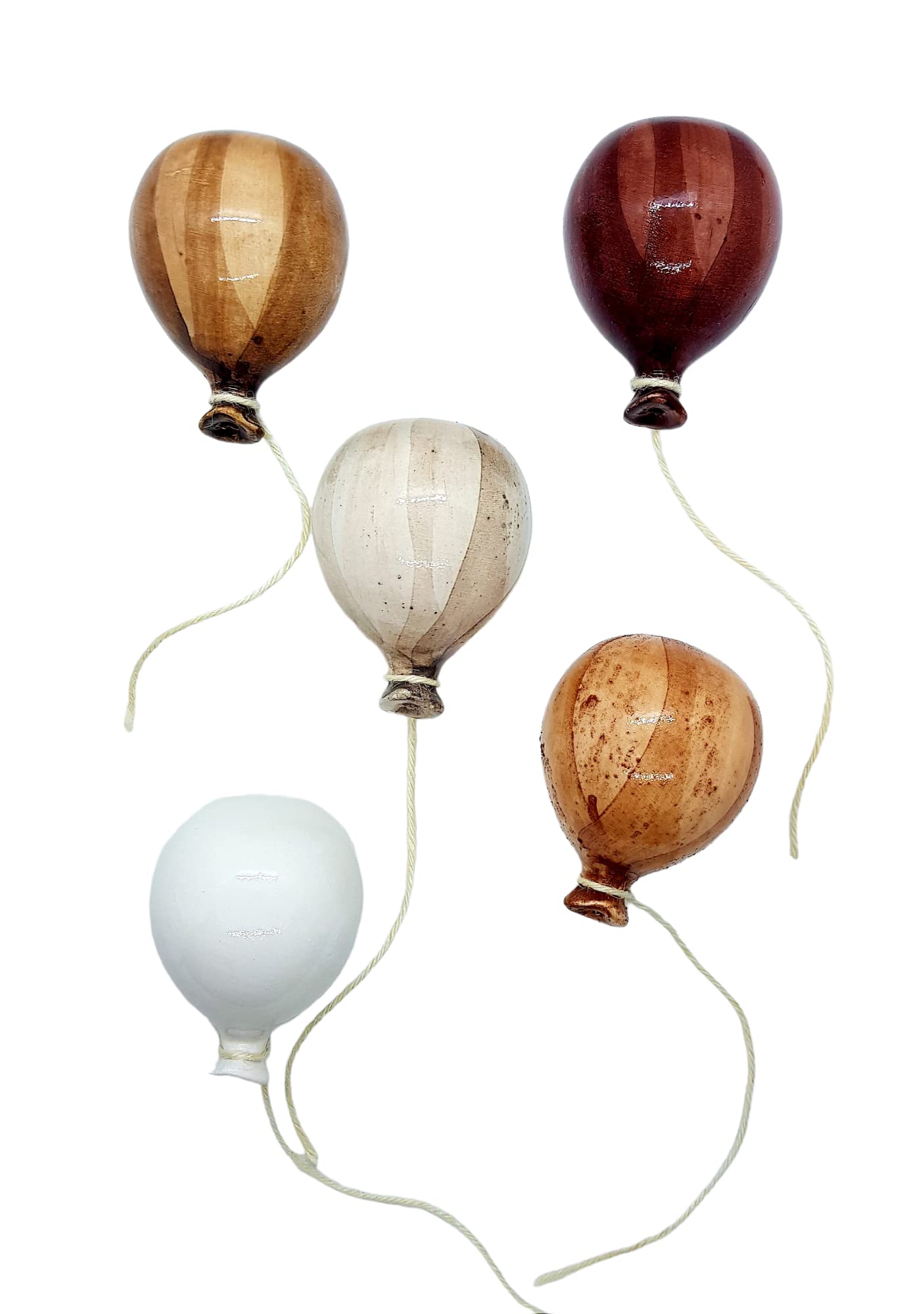 Ballons en céramique pour décoration de table élégante set de 4 pièces d'art uniques