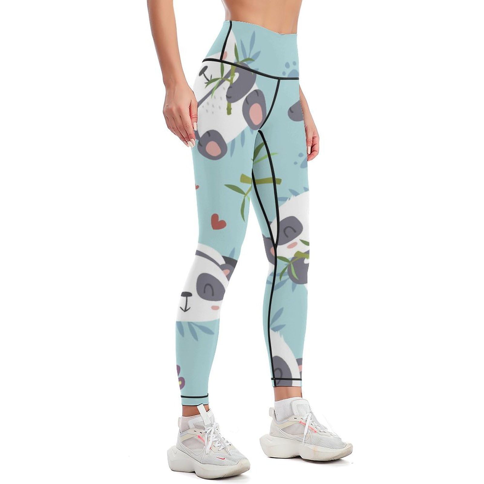 Amazon.co.jp: ヨガパンツ かわいい パンダ柄 レディース