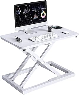 YinFENG Tabletop, Elevating Type, Standing Desk, Folding Lift Table, PC Desk, Height Adjustable, Gas Pressure Lifting Table, Silent, Elevating Desk, Multi-functional Table, No Assembly Required, Load