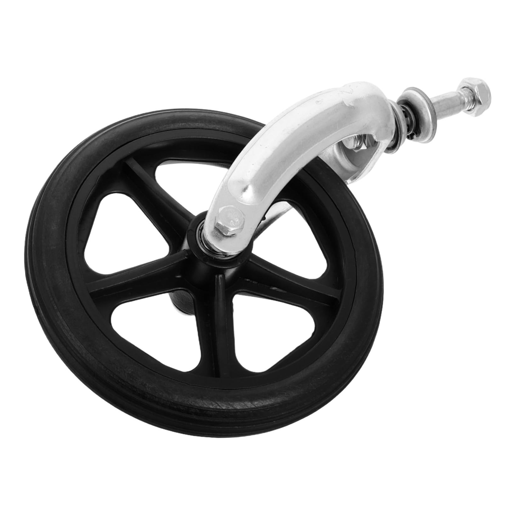 FOMIYES Heavy Duty Wheelchair Front Wheels with Bearings Caster Replacement Parts for Wheelchair Accessories Shopping Carts and Garden Carts