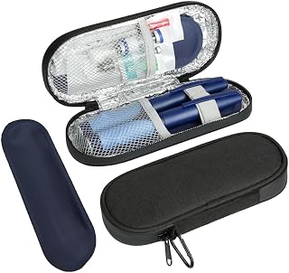 Insulin Cooler Travel Case for Ozempic, Wegovy, Mounjaro with Cooling Cartridge, Portable Diabetic Medication Organizer