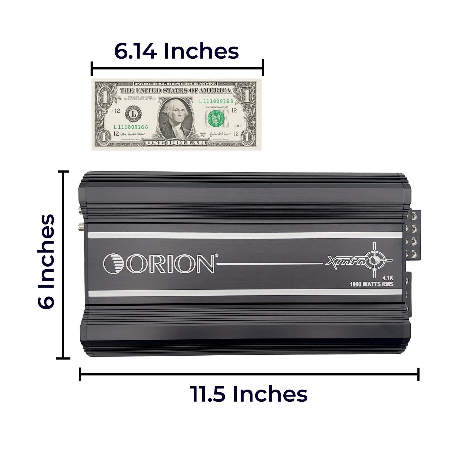 Amazon.com: Orion XTRPRO4.1K 4 通道1000W RMS 全頻D 類汽車放大器韓國製造: 電子