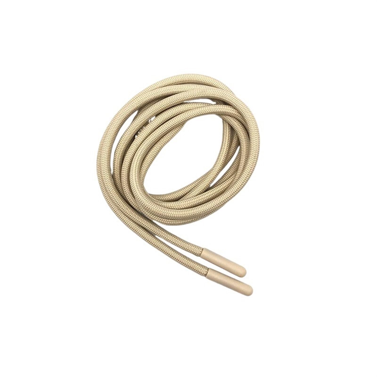 FGJsfhrDTU Drawstring replacement, Drawstring Cord Round Braided Polyester 6mm Diameter 130-135cm Multicolor(Apricot Color)