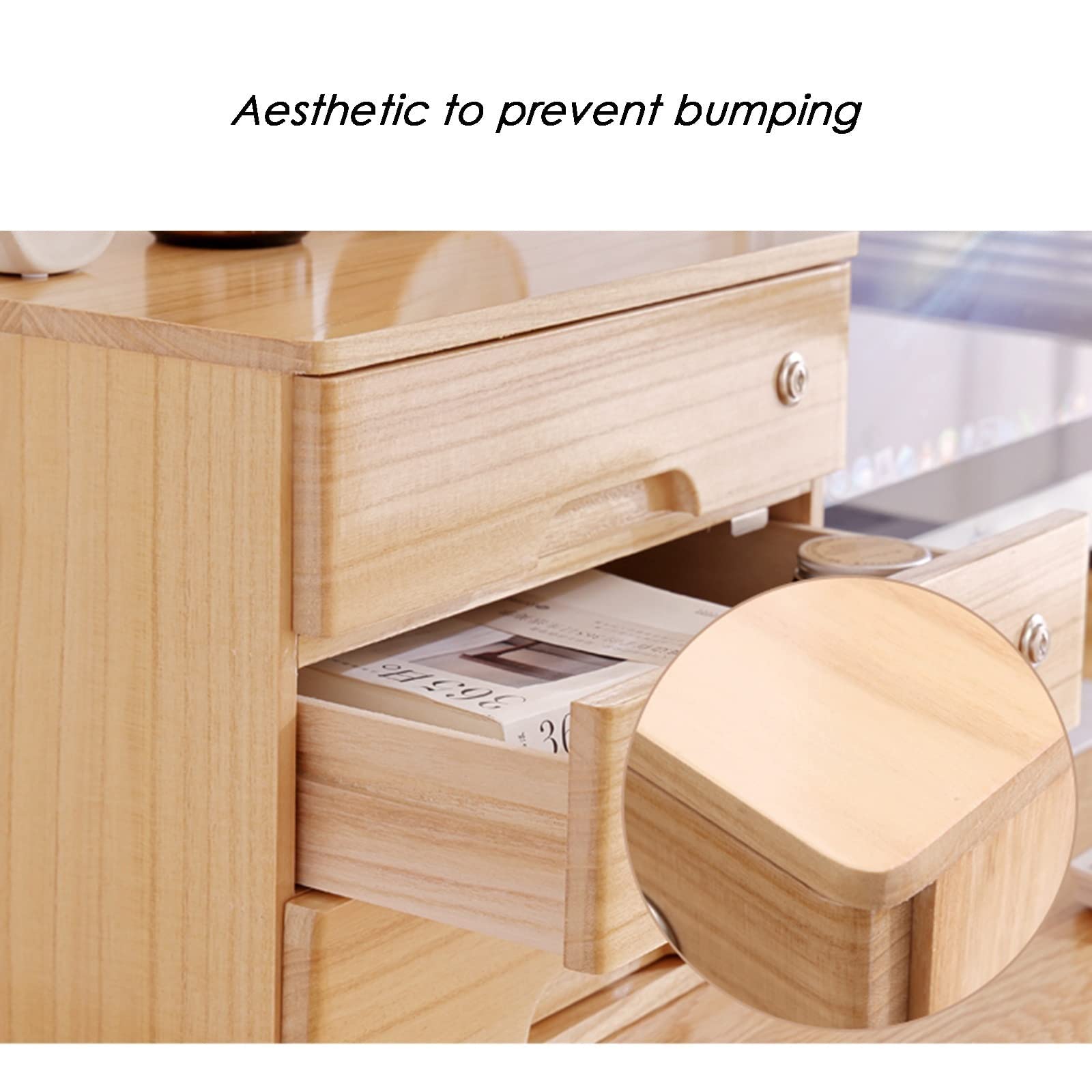 Organizador De Critorio De Bambú A Precio Económico Con 4 Cajon De  Almacenamiento Caja De Madera -, image size:1600x1600