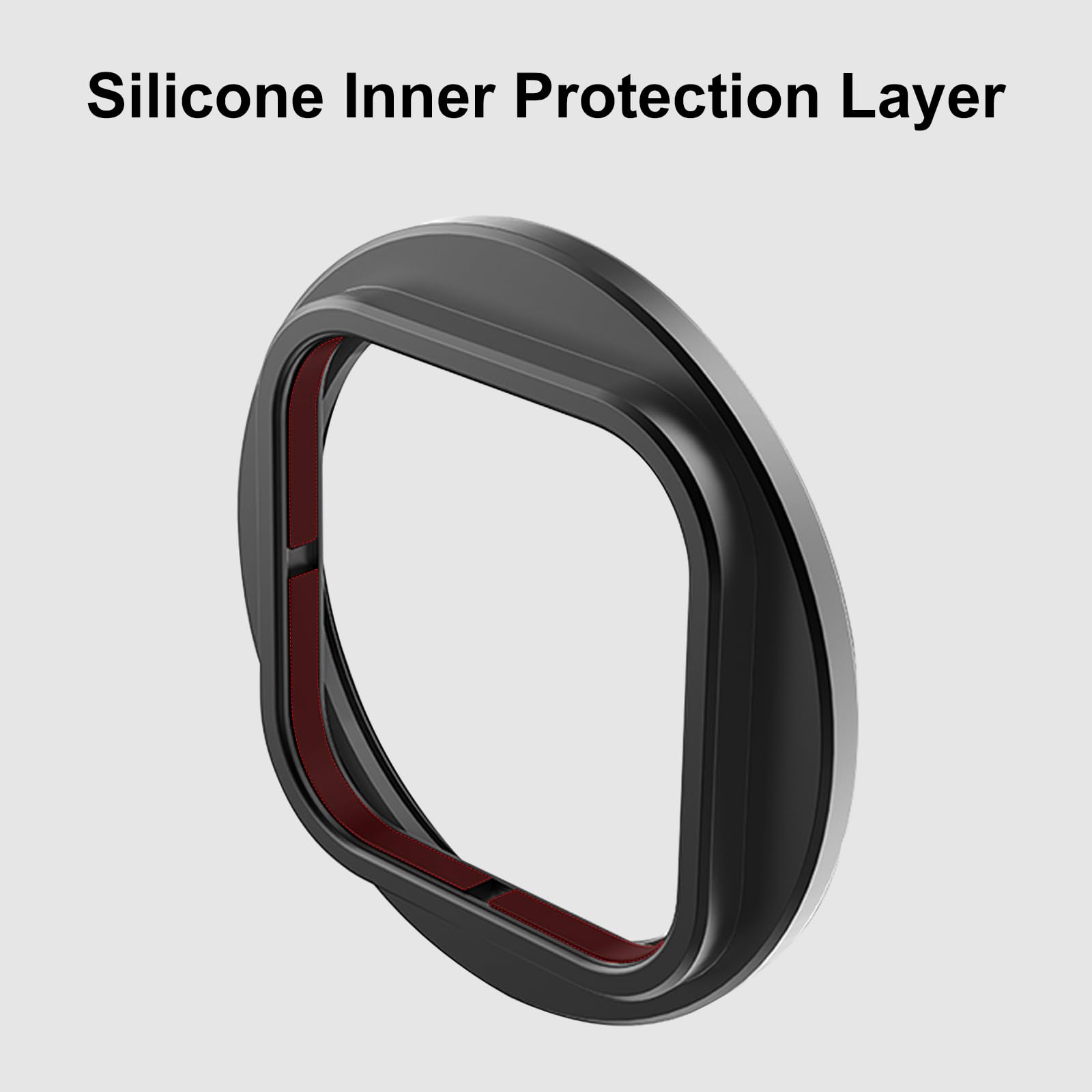 PULUZ Cadre d'objectif de Protection Objectif pour Insta360 Ace Pro 2, Support métallique de Filtre en métal pour filtres Ronds ND/CPL de 52mm