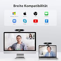 DEPSTECH DW49 Pro 4K Webkamera Távirányítóval - Ultra HD Felbontás, Windows és Mac Kompatibilis, Asztali Videóhívásokhoz 7