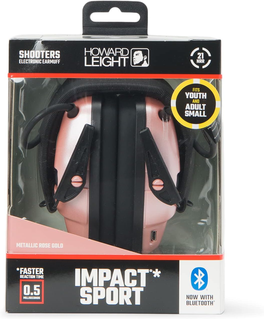 Back of product box showing NRR and fitting instructions