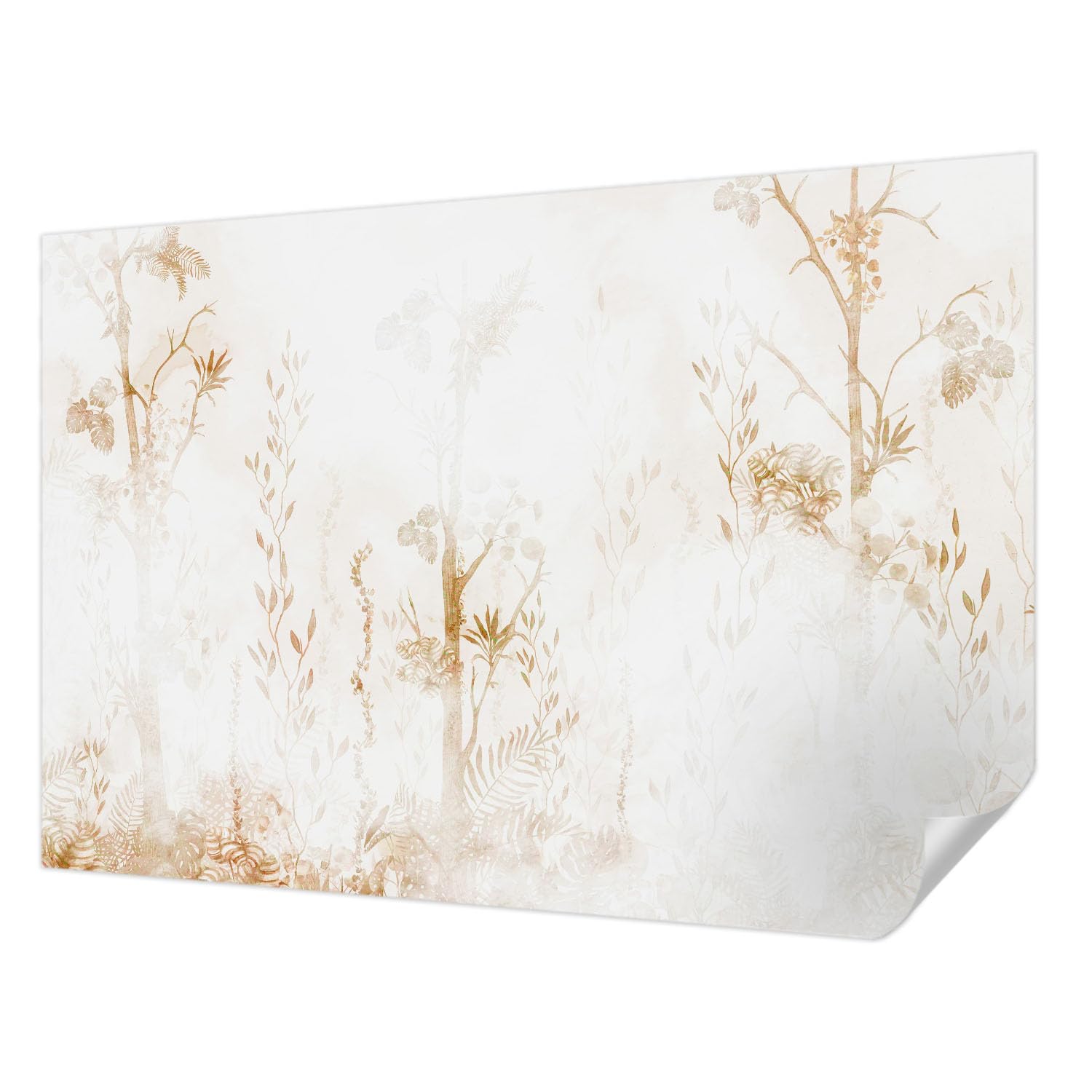 Revêtement mural autocollant résistant aux taches décoration botanique Tulup 152x104 cm