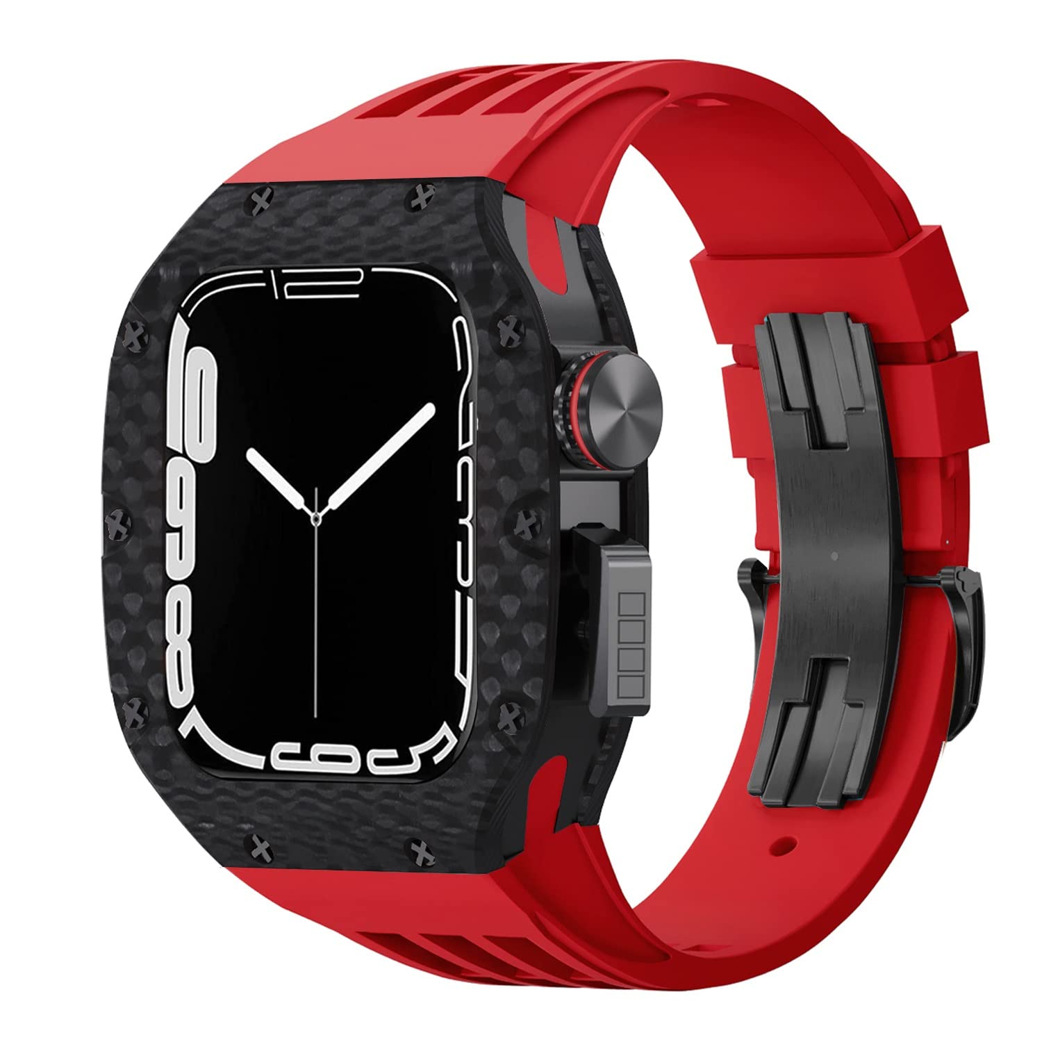 Protéger et sublimer iWatch 45 mm boîtier carbone contre chocs et rayures - 8