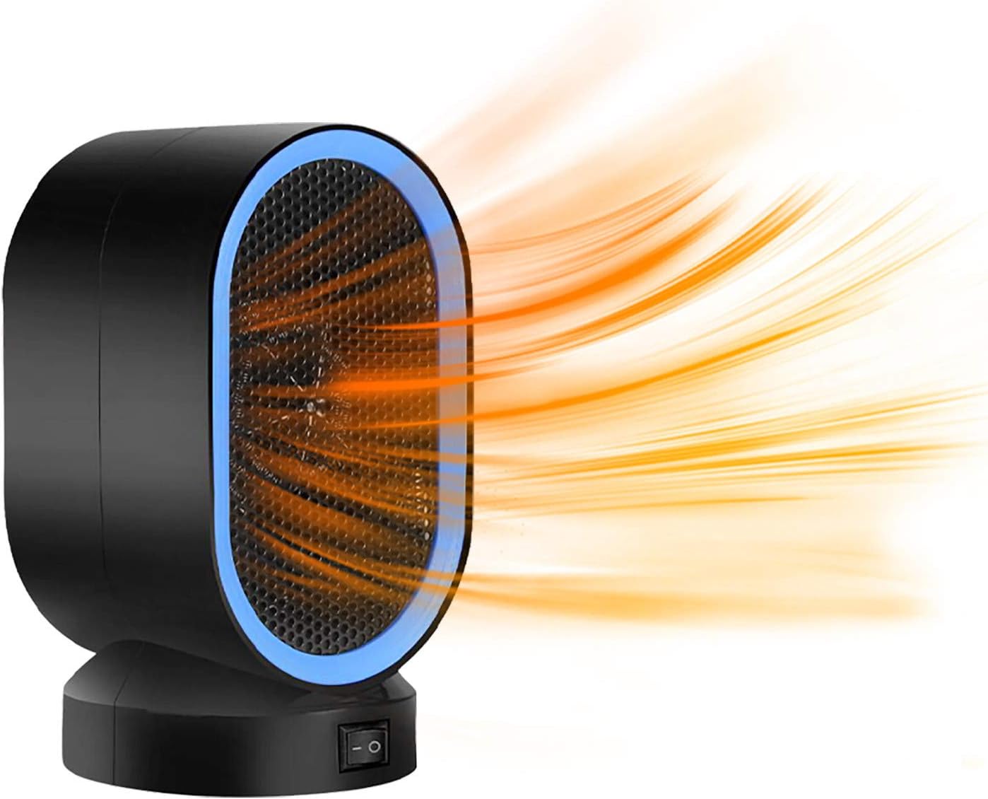 Electric Mini Fan Heater Portable Ceramic Room Heater for Home Low