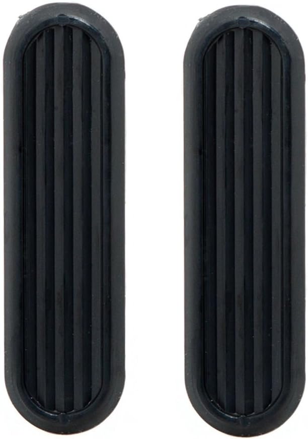 2 x Black Sliding Glass Door Finger Pulls