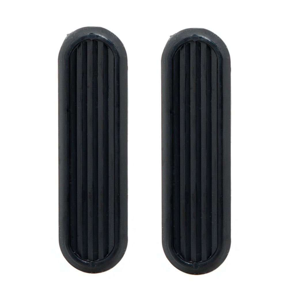 2 x Black Sliding Glass Door Finger Pulls