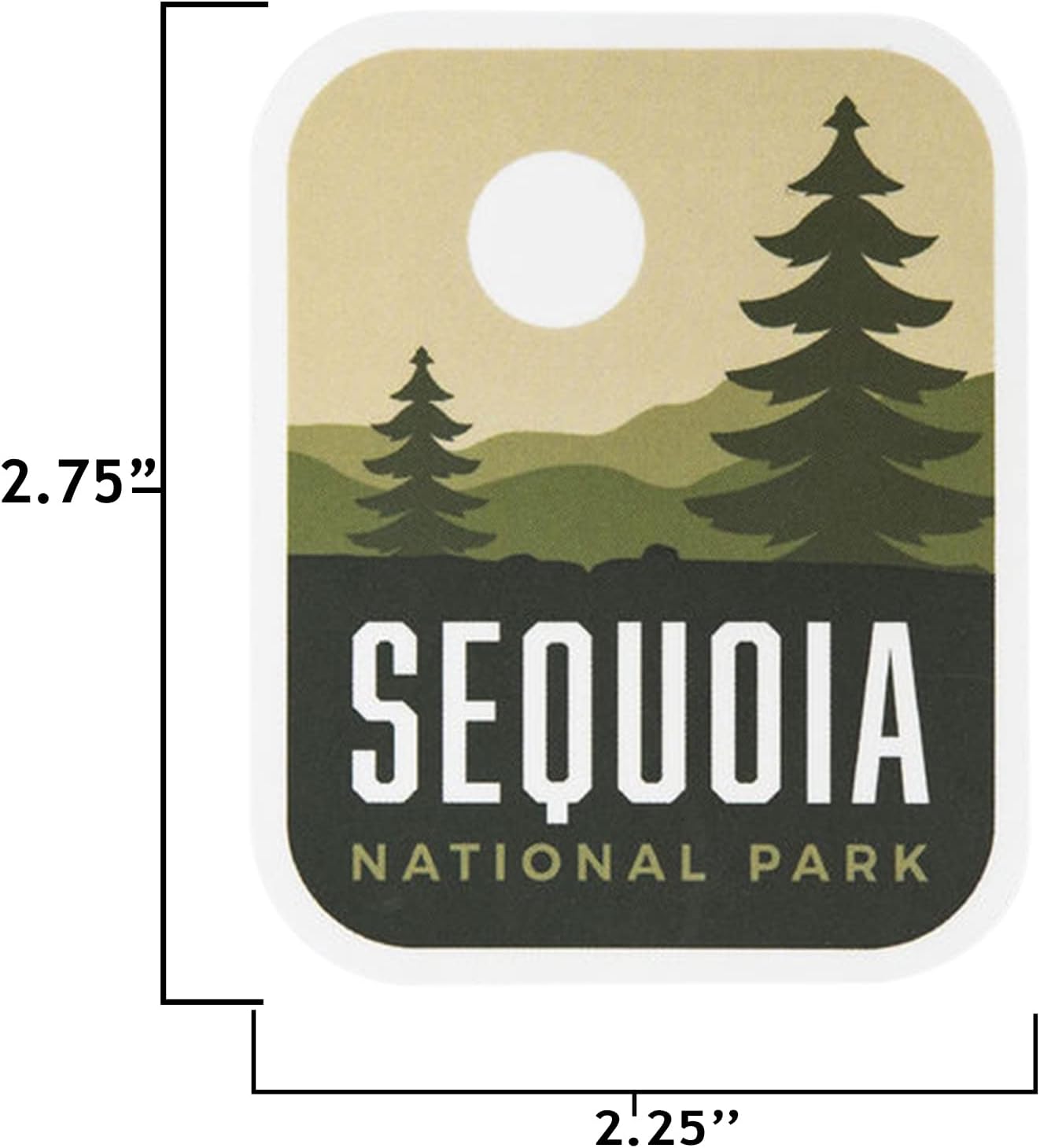 Sequoia National Park Bundle - PVC Fridge Magnet and Vinyl Sticker image 3