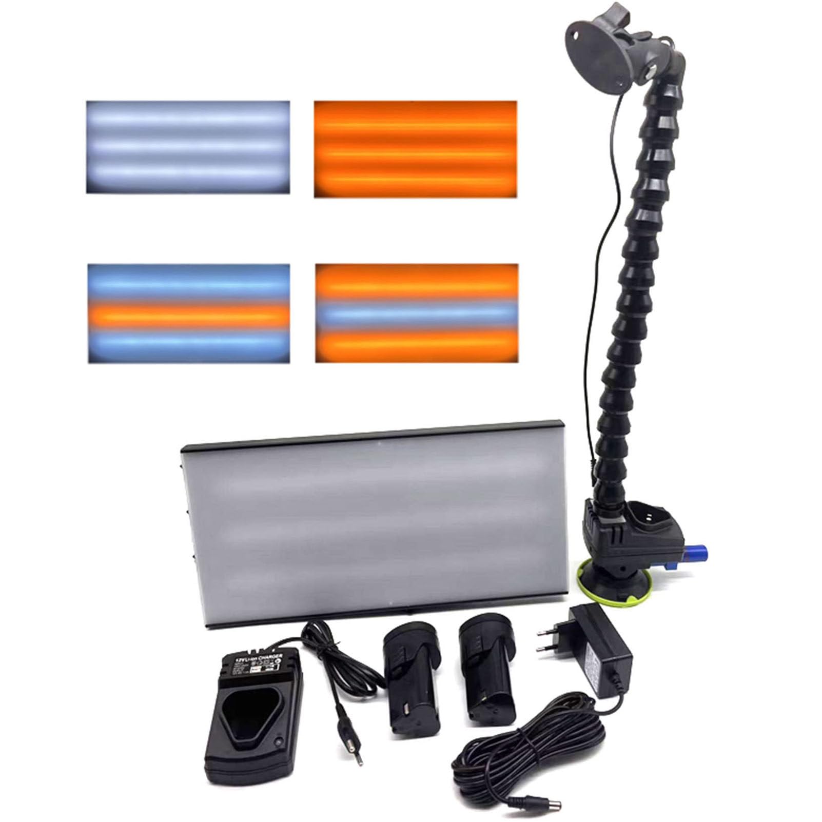 Narzędzie do naprawy samochodu LED, bez malowania Zestaw naprawy wgniecenia Automotive Body Lampa, tablica lampy PDR, z przewodem USB Line Cord