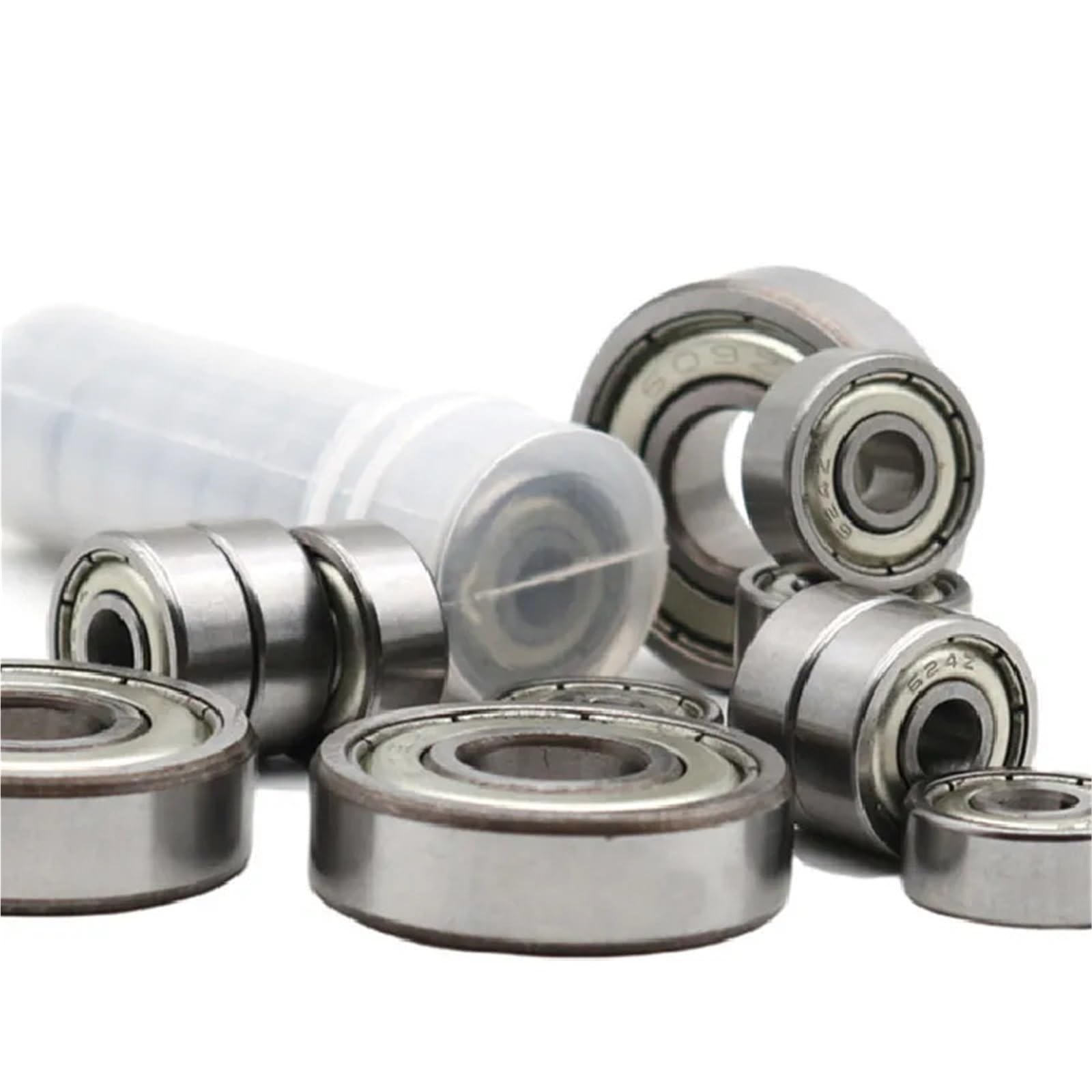 10 Uds rodamiento rígido de bolas 8 * 22 * 7 8x22x7 MM 608 ZZ doble blindado miniatura acero alto en carbono solo 608ZZ ABEC-7