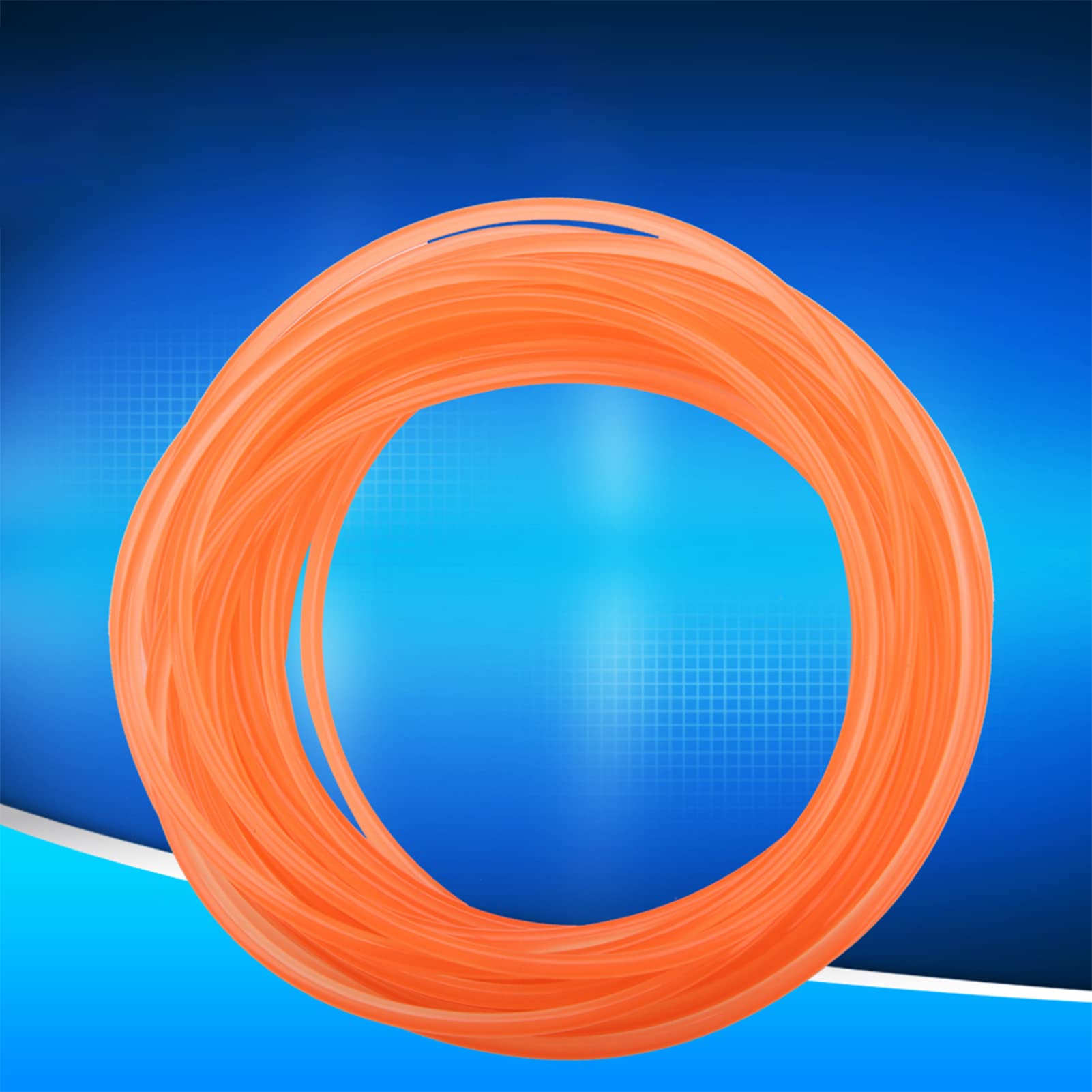 Correas redondas de uretano de alto rendimiento PU 5mm 10m para transmisión naranja