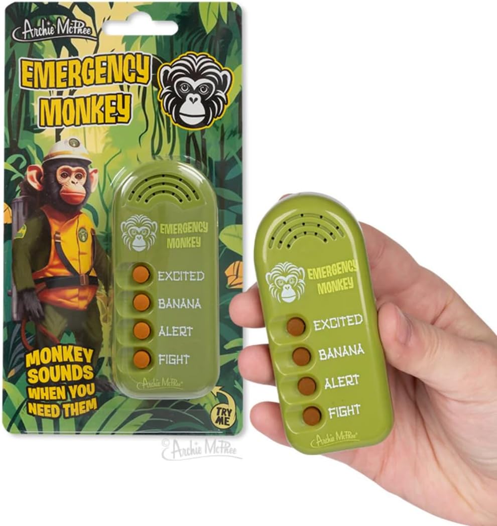 Emergency Monkey Sound Maker, Green