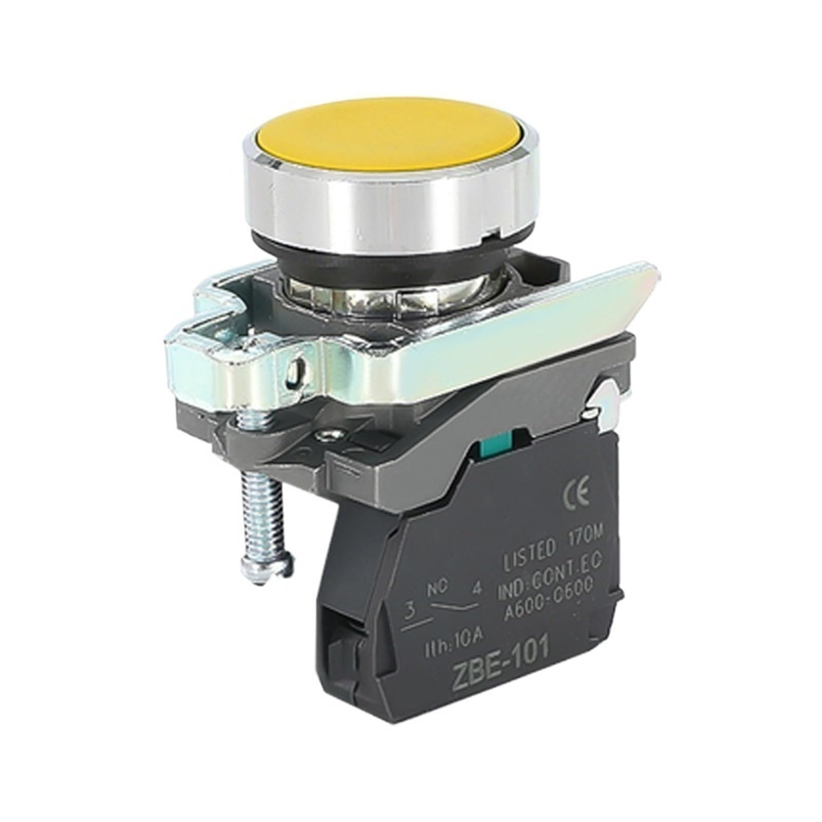 Bouton poussoir Xb4-ba21 resout pannes commande electrique jaune remplacement - 8