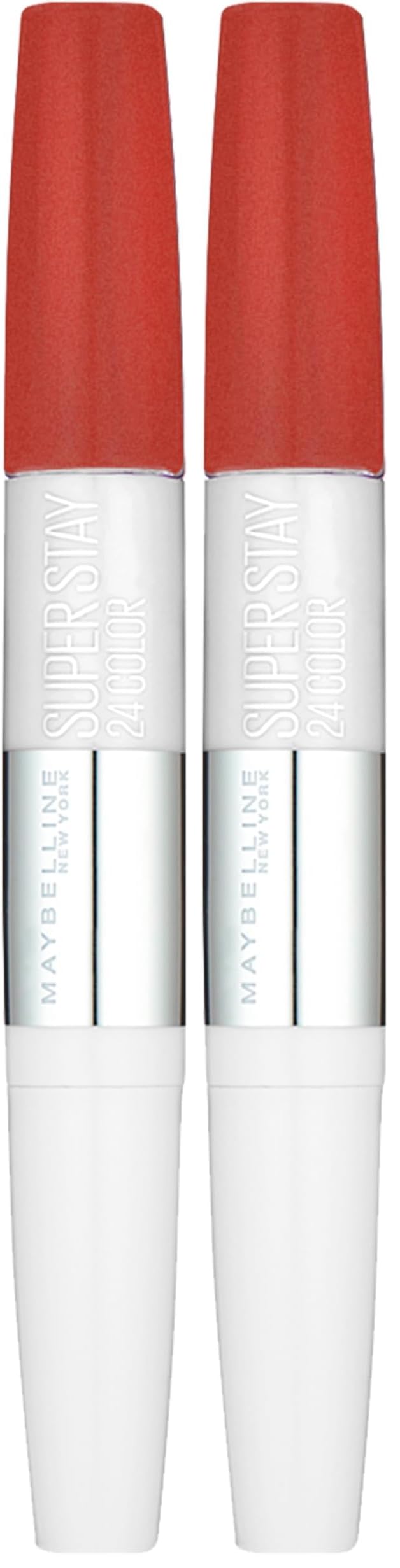 Maybelline New York Lippenstift, Super Stay 24H, Flüssig und langanhaltend, Nr. 760 Pink Spice, 5g (Packung mit 2)