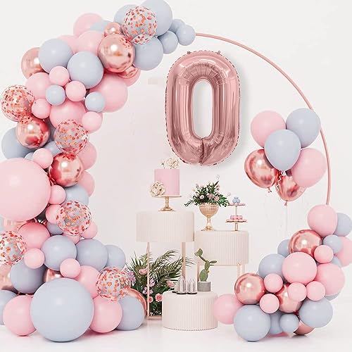 Vista 17 de Globo de número, globos de números de 40 pulgadas, globos de número degradado arcoíris, globo número 1, globo gigante, globo de números de feliz