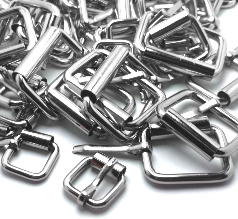 Assorted Multi-Purpose Metal Roller Buckles Belts Hardware Pin Buckle for Bags Leather Belt