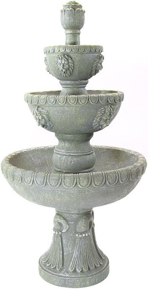 4 Tier Lion Head Water Fountain