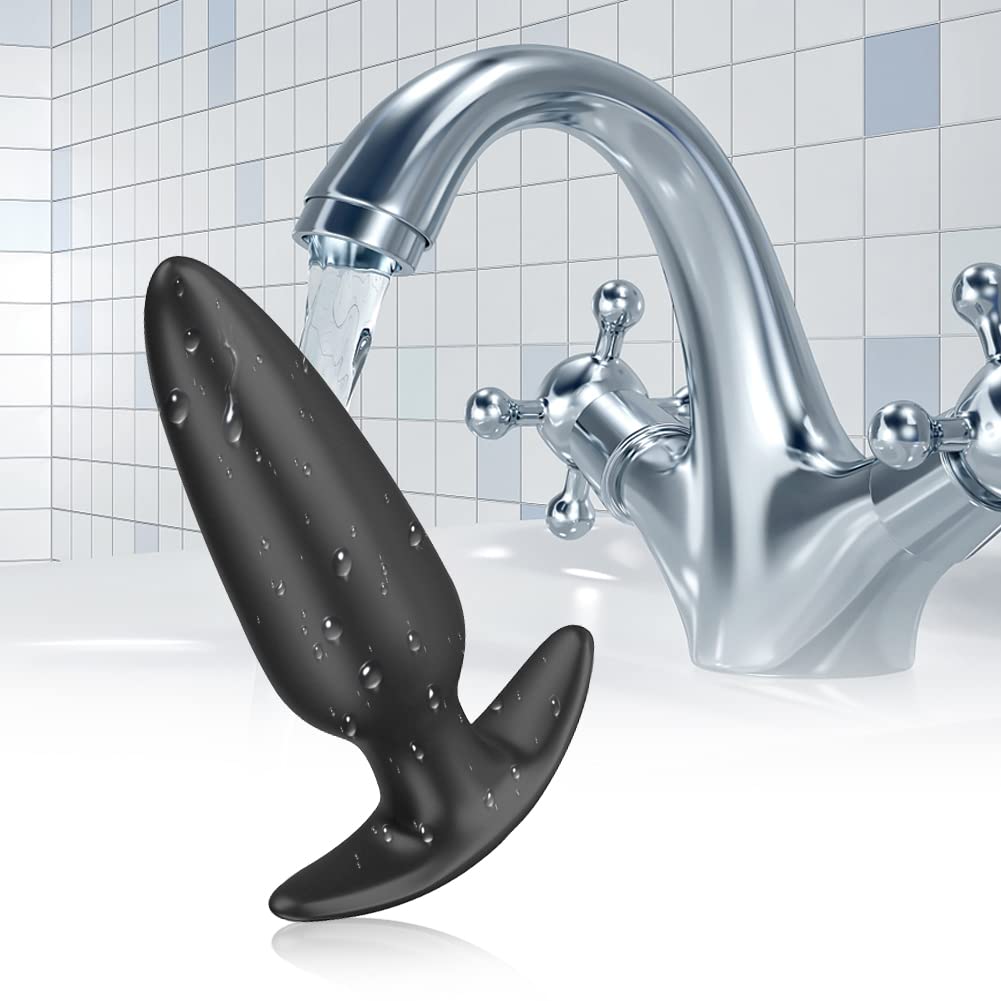 Plug Anal Vibrador Con 10 Modos De Vibración Vibrador Anal Con Mando a Distancia Plug Anal De Silicona Suave Masajeador De Próstata Para Hombres, Mujeres Y Parejas (S)