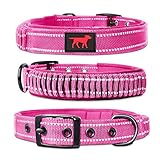 Tuff Pupper Heavy Duty Dog Collar with Handle | Ballistic Nylon Heavy Duty Collar | Padded...