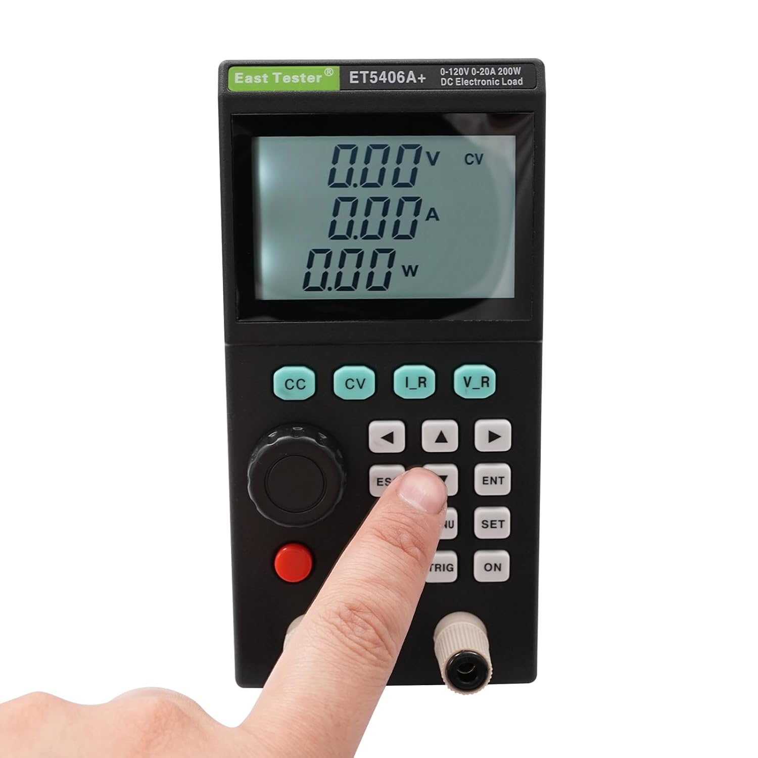 Electronic Load Tester, ET5406A+ USB DC Load Testers, 200W 0-120V 0-20A, Battery Capacity Load Detector, Battery Power Supply Analyzer, Voltage Internal Resistance Tester (120V/20A/200W)