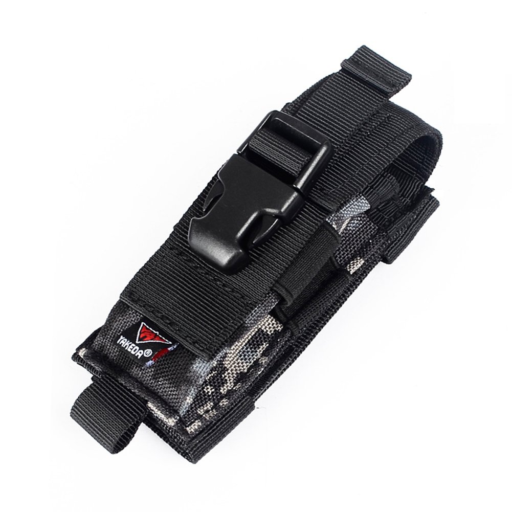 YAKEDA Multitool Pouch Sheath Folding Knife Sheath Pouch for Belt Molle Flashlight Mag Pouch