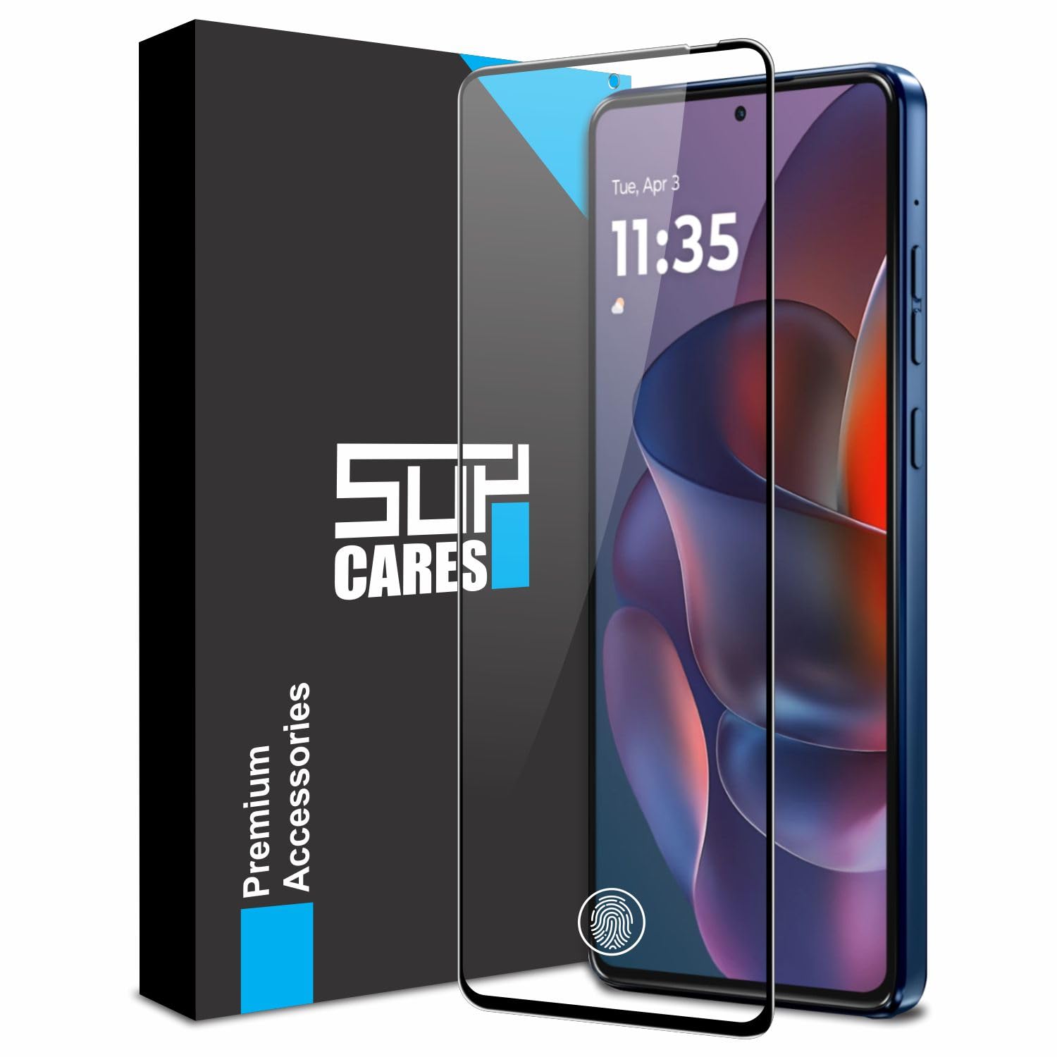 SupCares Tempered Glass for iQOO 15 (6.85 Inch) With Installation Kit | 9H Edge to Edge Screen Protector | Black — Amazon image 14