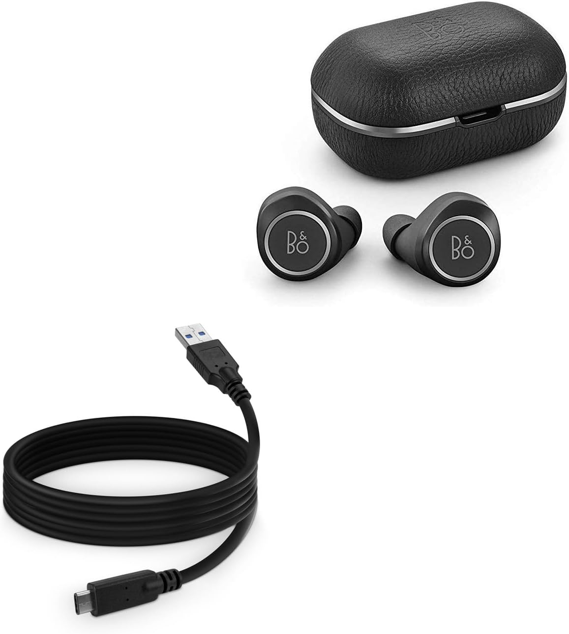 BoxWave Cable Compatible with Bang & Olufsen Beoplay E8 2.0 - DirectSync - USB 3.0 A to USB 3.1 Type C, USB C Charge and Sync Cable - 6ft - Black