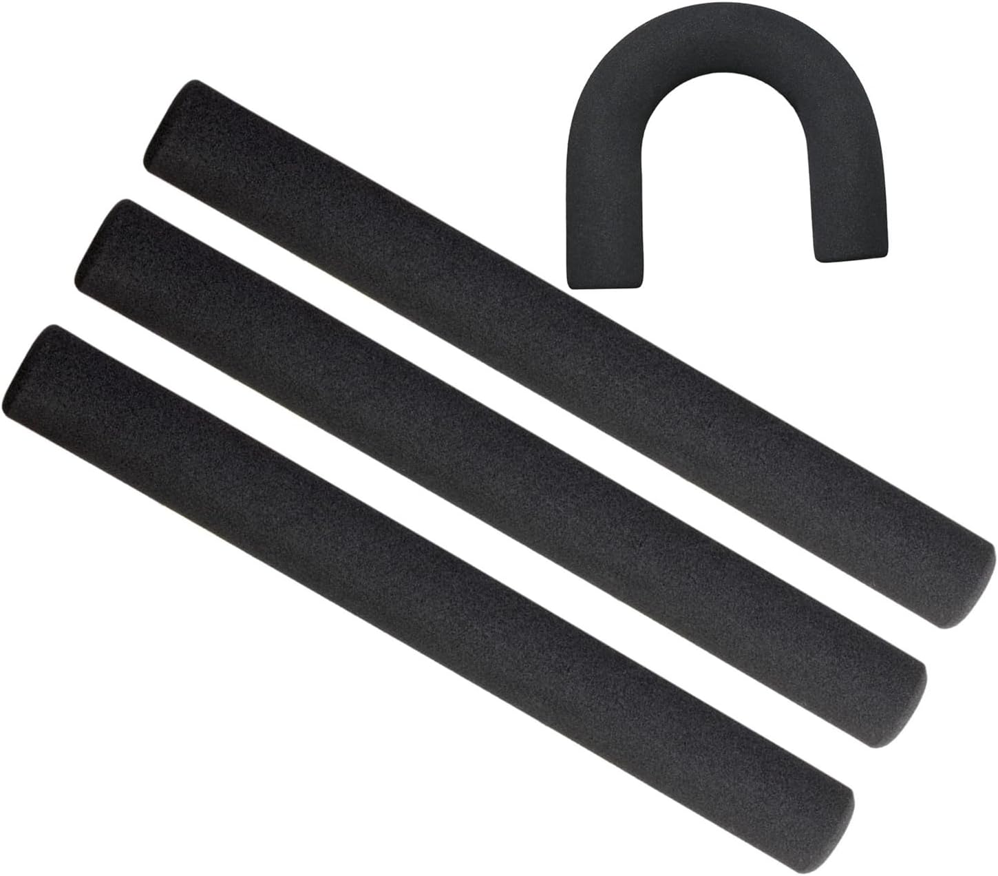 Replacement Cushion Grip Foam Tubing 12 Inches for Handle Grip Support for Canes and Pipes (Pack of 4)