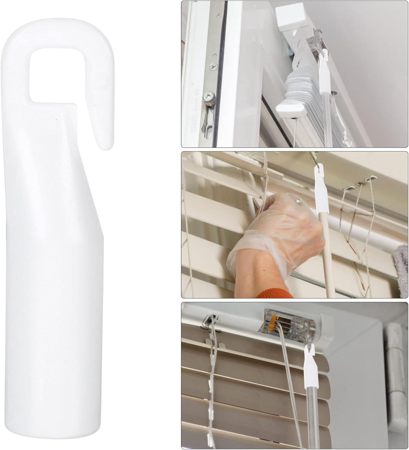 Blind Racks ERINGOGO 60 Pcs Hangers Curtain Rods Clothes Rack Blind Tilt Wand ...