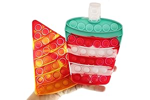 Pizza and Soda Pop Drink Theme Bubble Pop Fidget Toys