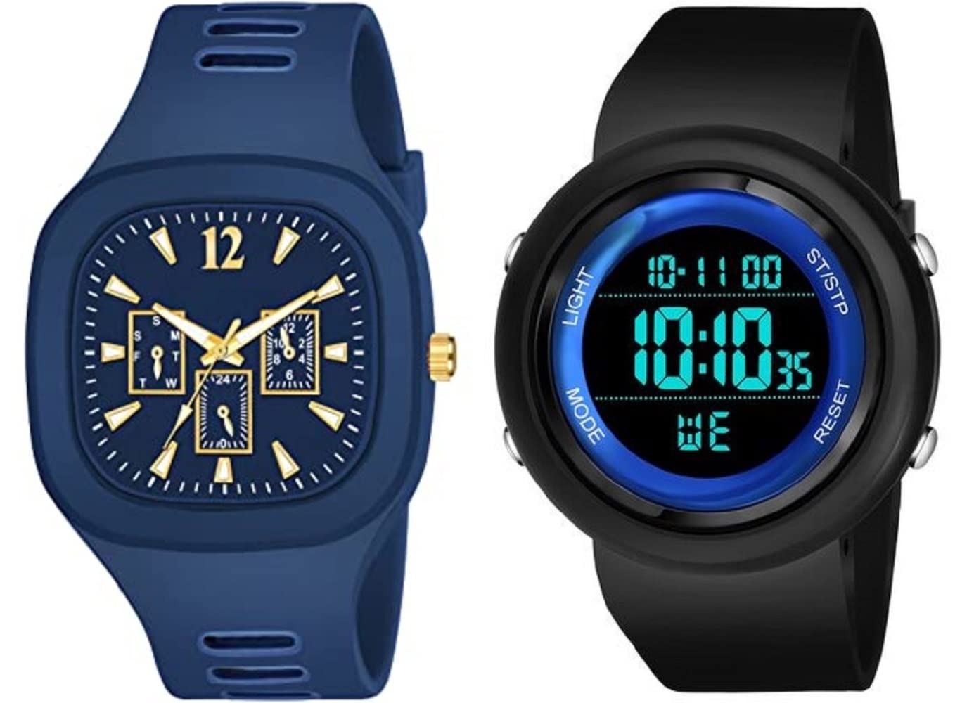 CHEETAH Multi Function Addi Days and Date Dial Strap Color Black Alarm Sports Combo Digital(Blue Miller and Blue Addis) Watch for Boys (B0BFNPR44S) Amazon Price History, Amazon Price Tracker