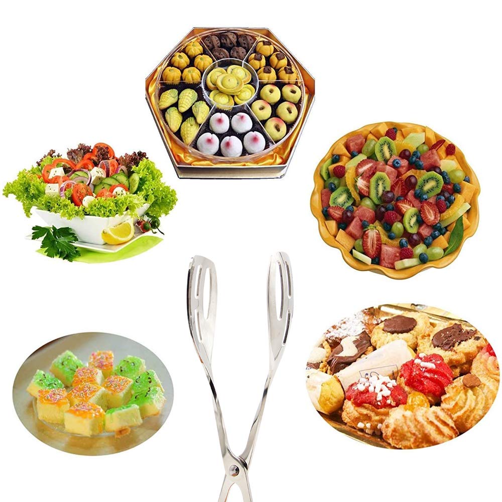 Confezione Da 2 Pinze Da Portata Per Buffet, Feste, Catering