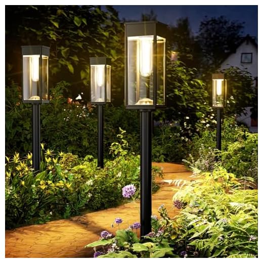 ALFIOT Solar Pathway Lights - 8 Pack