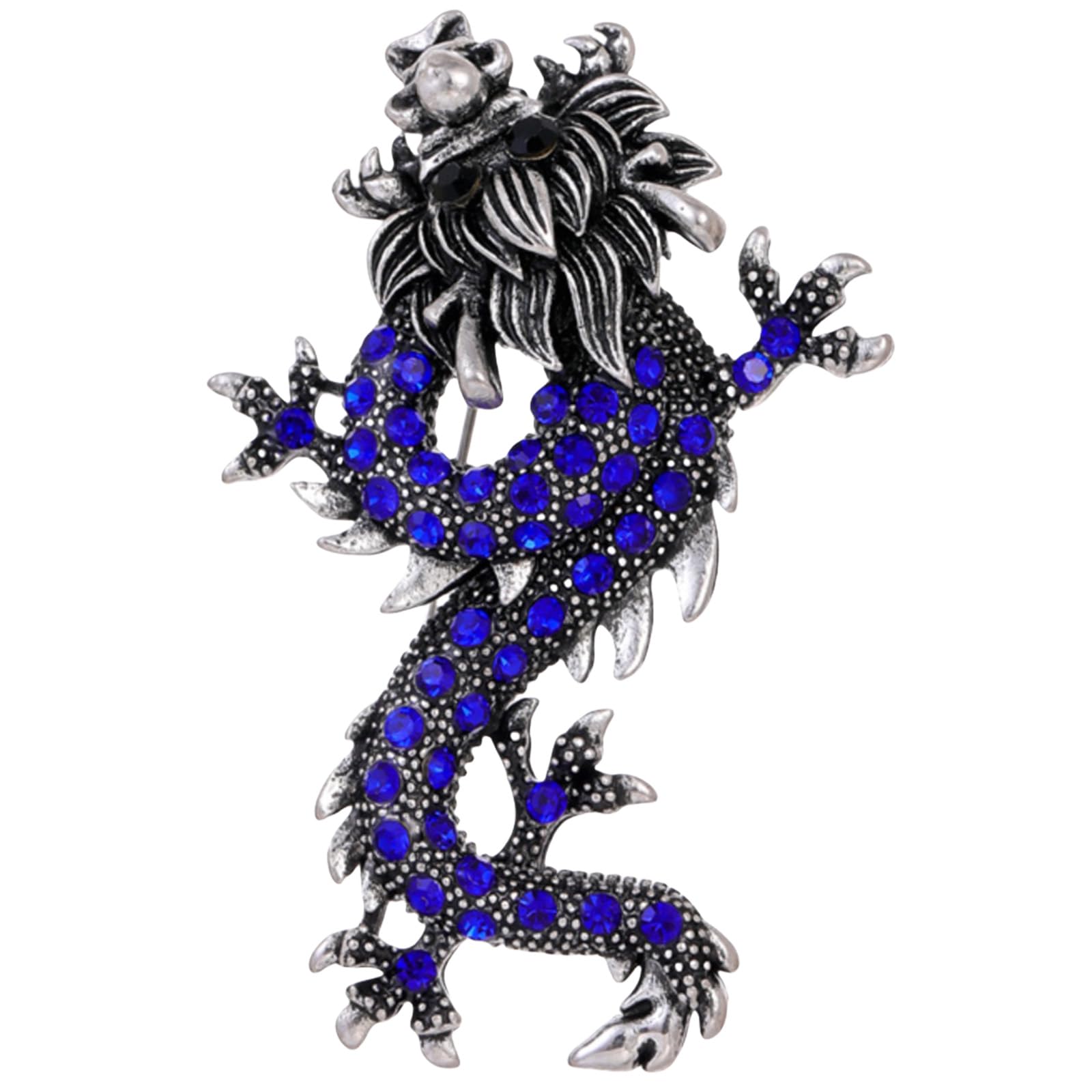 FAIRYGATE Brooch Pins Retro Crystal Rhinestone Brooches for Shirt Collar Decoration, B20 — view 31