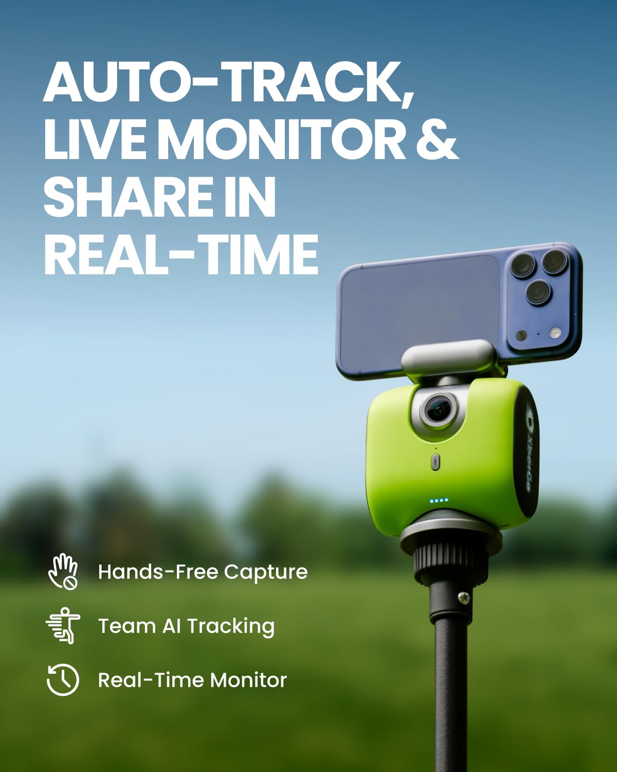 Amazon.com: XbotGo Chameleon AI Auto Sports Action Camera (Green