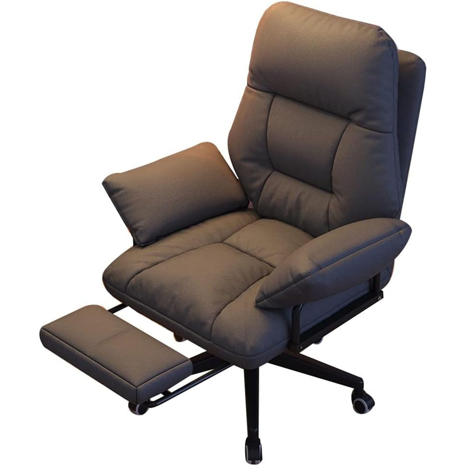 Chaise de bureau ergonomique grand canapé moderne avec repose-pieds