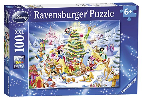 Ravensburger Disney - Puzzles 100 Piezas XXL, diseño Christmas 10545 8