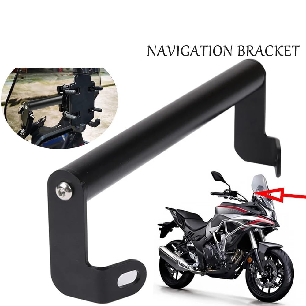 Staffa Navigazione GPS Accessori Moto Manubrio Adattare Il Supporto Del Telefono Piastra Di Navigazione GPS Staffa Per LONCIN Per VOGE 500DS 500 DS 525 525DS Moto Supporto Telefono GPS