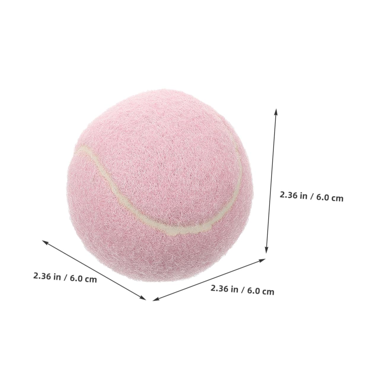 HOLIDYOYO 6pcs Soft Elastic Training Tennis Balls for Playful Beginner Practice Balls for Use for Youth Skill Development and Interactive Pet Play