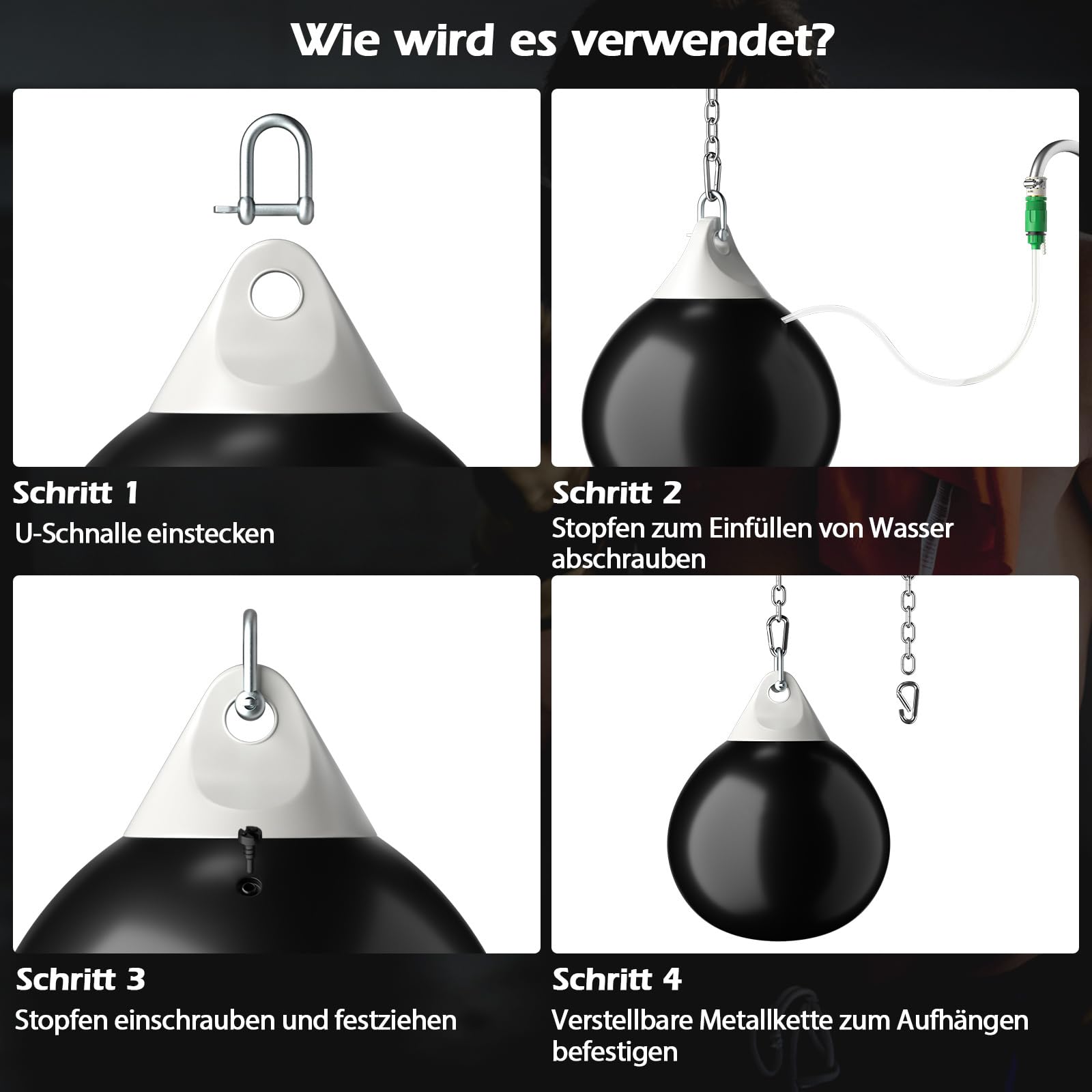 COSTWAY Wiszący worek bokserski, gruszka bokserska Speed Ball, na siłownię, do biura, domu