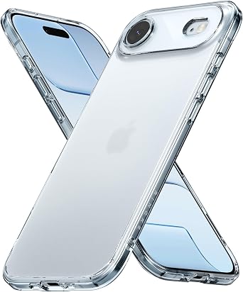 Ringke for iPhone Air Case [Fusion Matte Clear] | Oil & Dirt Resistant, Anti-Fingerprint Technology Prevents Oily Smudges, Frosted Coating Feels Velvety Soft