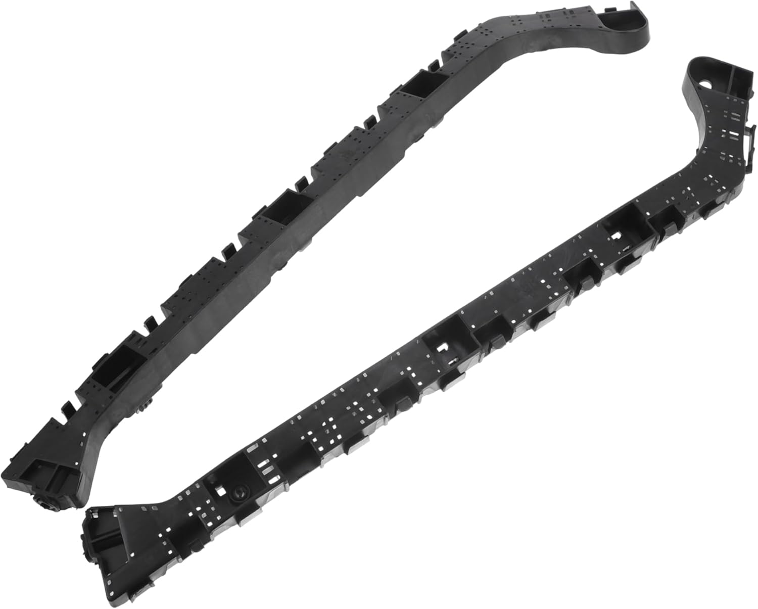 Bumper Support Bracket for Honda Civic Sedan Durable No.71598TEAT01/71593TEAT01 | Left Right Rear Bumper Retainer Bracket Hold Mount Black, 1 Pair