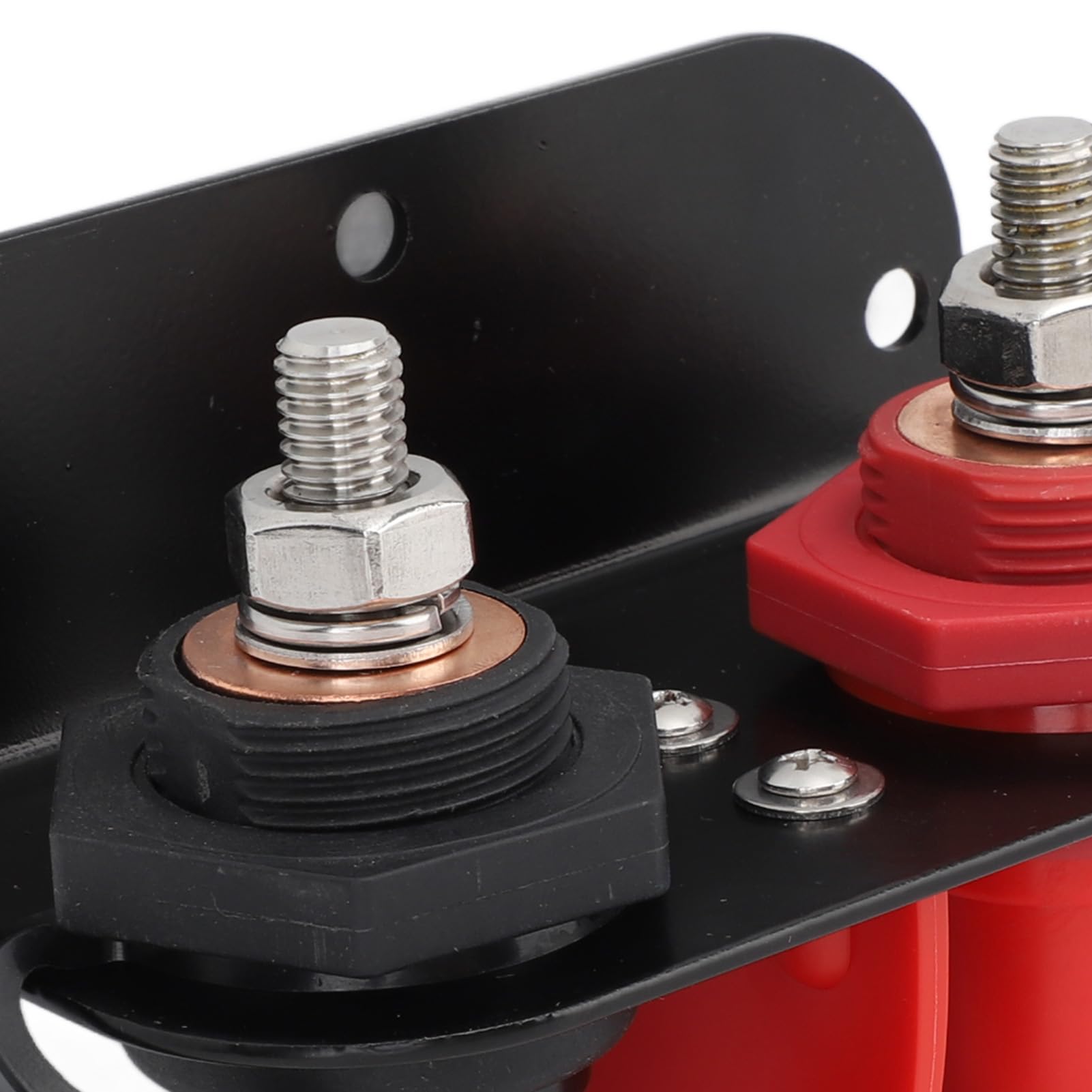 Keenso Morsetti Batteria Terminali Negativo Positivo M10x2 Kit Perno di