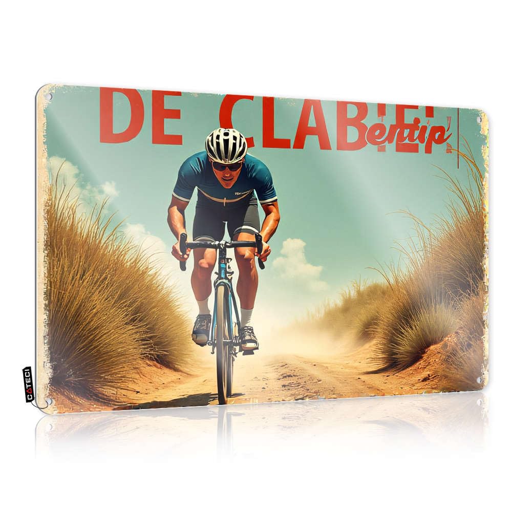 Fzfn Men's Colour Retro Wall Decor Teenage Vintage Style | Rider Speeding On Desert Path Pretty Accessories Home Decor(30X40cm)
